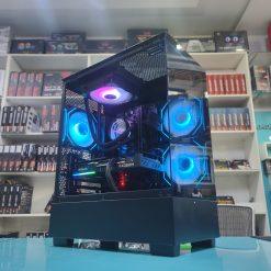 Thunder Black Fox PC Case mATX with 3x Infinity Mirror Fans