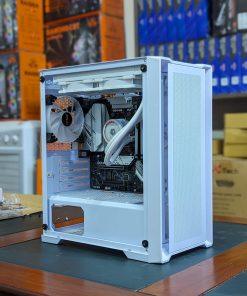 X-Tech X9-White PC Case mATX with 4x 120mm Fans