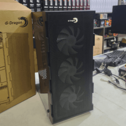 eDragon DRUK Midtower PC Case with 4x 120mm RGB Fans