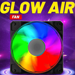 eDragon Glow Air static RGB Fan - Single Fan