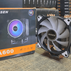 AUSEN A600 - 6 Heatpipe CPU Cooler AM4/AM5/Intel - Black 120mm Fan
