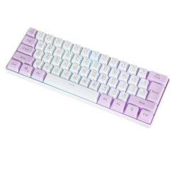 SAMA 60% Keyboard White RGB - Membrane mechanical feel