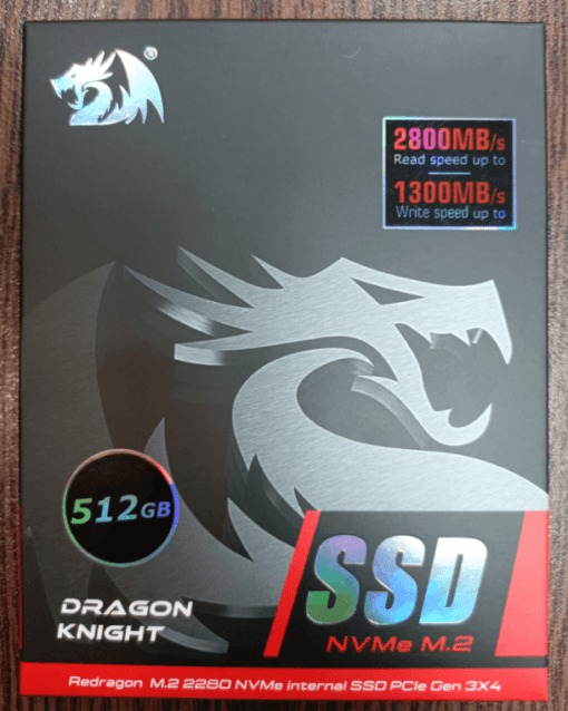 Redragon Dragon Knight 512GB NVME Gen 3 Gaming SSD