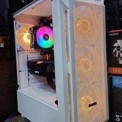 SONIC R19 White PC Case with 4 120mm Fans