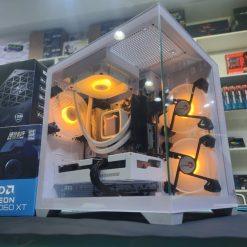 eDragon Light Fury EG-1116 White Midtower PC Case with 3x ARGB Case controlled Fans