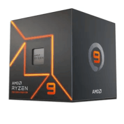AMD Ryzen 9 7900 AM5 Processor boxed with AMD Wraith Prism CPU Cooler New