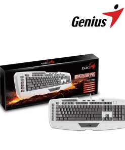 Genius Imperator Pro Gaming Keyboard with Macro keys and wrist rest New
