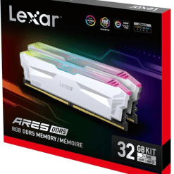 Lexar ARES WHITE 6400MHz 32GB (16+16) CL32 RAM - XMP EXPO DDR5 Dual Channel Kit New