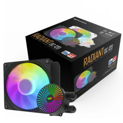 18. darkFlash Radiant DC 120 Black AIO CPU Cooler New