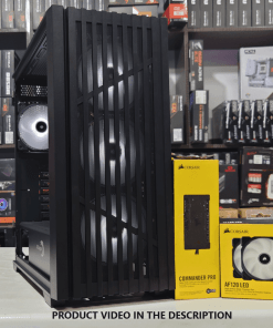 eDragon MUSHU ATX PC Case with 4x 120mm Corsair AF120-LED Fans + Commander