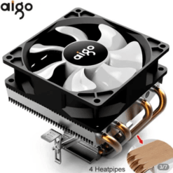 Aigo CC94 Low Profile 4-Heatpipe CPU Cooler with Static RGB Fan