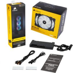 Corsair AF120 LED Fan kit (3x Fans) with Corsair Commander Pro Controller
