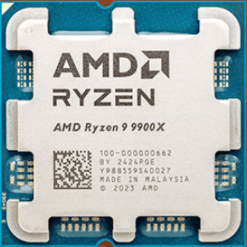 AMD Ryzen 9 9900X Socket AM5 CPU New chip only in 10 Months Warranty