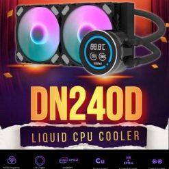 DarkFlash DN240D Nebula 240mm AIO Black with LCD Display New