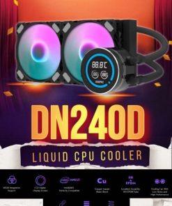 DarkFlash DN240D Nebula 240mm AIO Black with LCD Display New