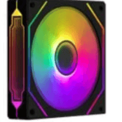PRISM 4 PRO BLACK Reverse Blade 120mm Case Fan ARGB with ARGB Infinity Mirror Sides (Copy)
