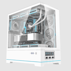 DarkfFlash DY451 Pro PC Case with 1x Fan - White