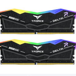 T-Force Delta 32GB 16GBx2 DDR5 6400MHz Rgb Black Dual Channel Kit New in 1 year warranty