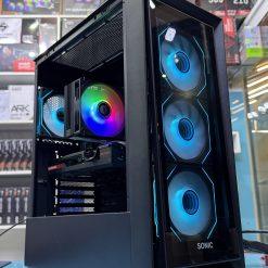 SONIC C05 PC Case with 4x Infinity Mirror Fans