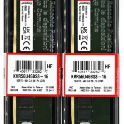 Kingston Value RAM 32GB 16GBx2 DDR5 5600MHz KVR56U46BS8 CL46 New in 1 Year Warranty
