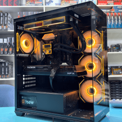 Thunder NOVA PC Case with 4xArgb infinity Fans
front and side glass(Black)