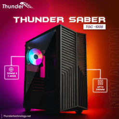 Thunder SABER PC Case with 3x ARGB Fans