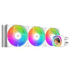 ID-Cooling FX360 LCD White AIO CPU Cooler with Customizable LCD Display, 1 year pump warranty