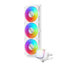 SAMA L50 White 360mm AIO CPU Cooler with 1 year pump warranty