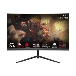 GAMEON GOC27F120VA Pro Series 27" FHD 120Hz Curved 1ms MPRT VA Monitor New