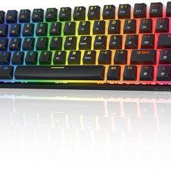 Tezarre TK-63 60% RGB Mechanical Keyboard New (dual-mode Wireless + Wired) BLACK