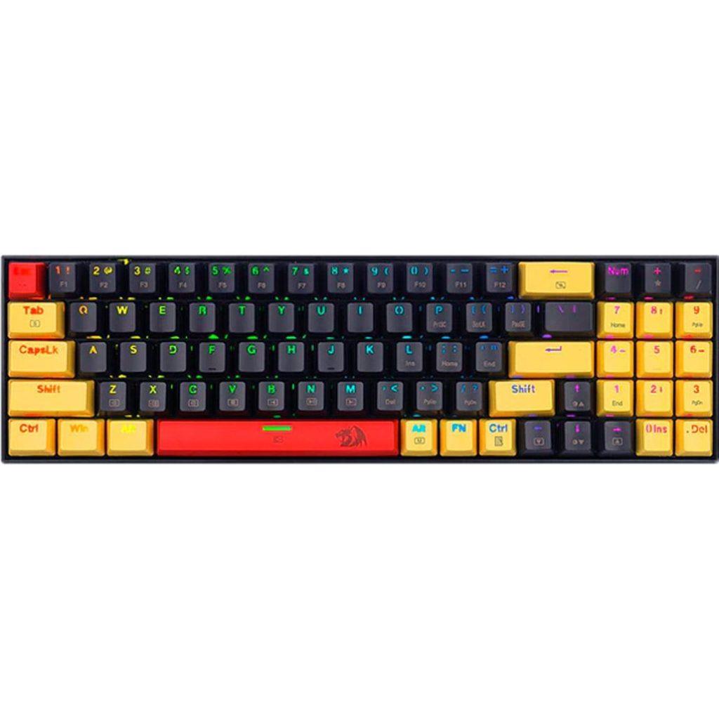 Redragon K688RGB-PRO Mechanical Gaming keyboard (Black-Yellow) New ...