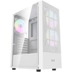 Darkflash A290 White PC Case with 3x ARGB Fans