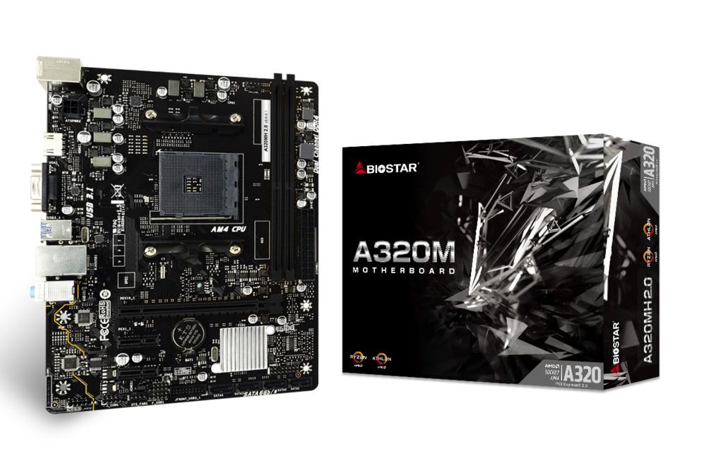 BIOSTAR A320M-H BIOS update screen - unlock Ryzen 5000 support