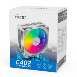 03.Tracer C402 CPU Cooler 4 Heatpipe Rgb New (White)