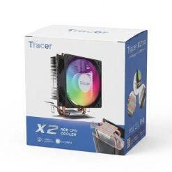 02. Tracer X2 RGB CPU Cooler 2 Heatpipe New