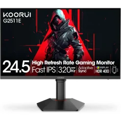 Koorui G2511E, 24.5″ 1080P 320Hz 1ms, IPS Gaming Monitor New in 2 years warranty